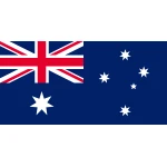 Australia table flag