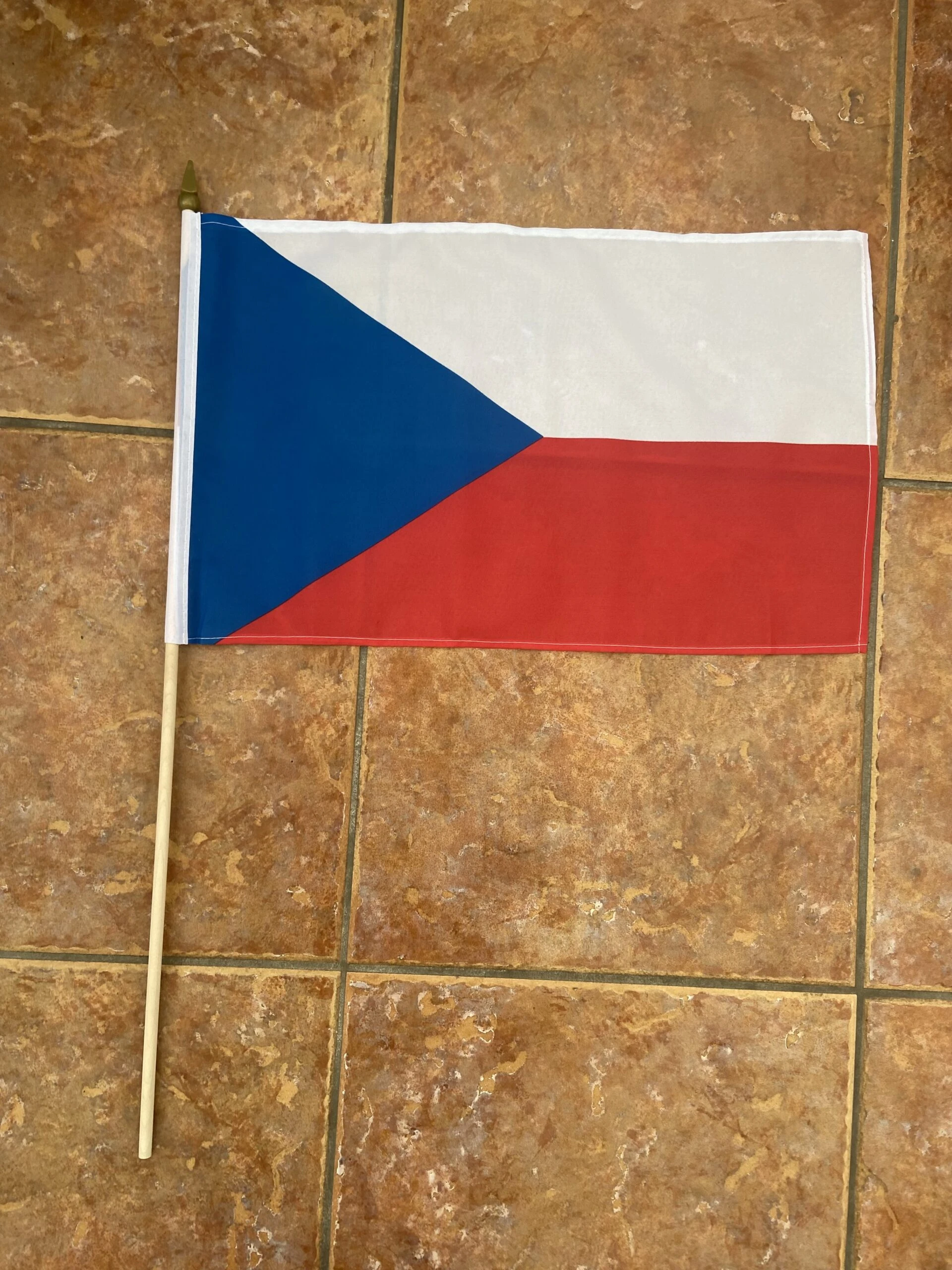 Czech Republic Czech Republic (Czechia) large hand flag - Image 1