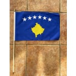 Kosovo large hand flag
