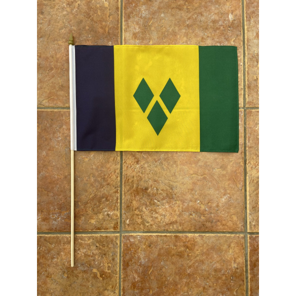St Vincent and the Grenadines large hand flag