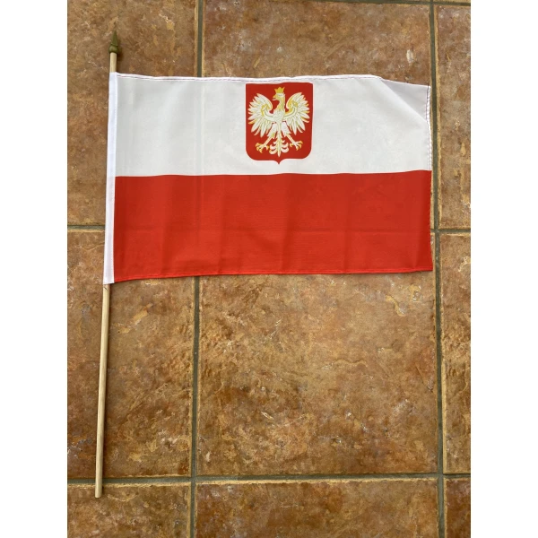 Poland State large Hand Flag
