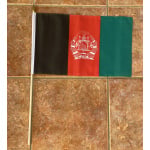 Afghanistan large hand Flag