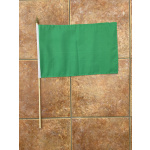 Plain Green Large Hand Flag