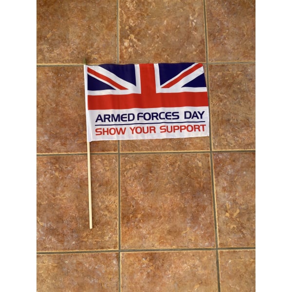 Armed Forces Day Large Hand Flag
