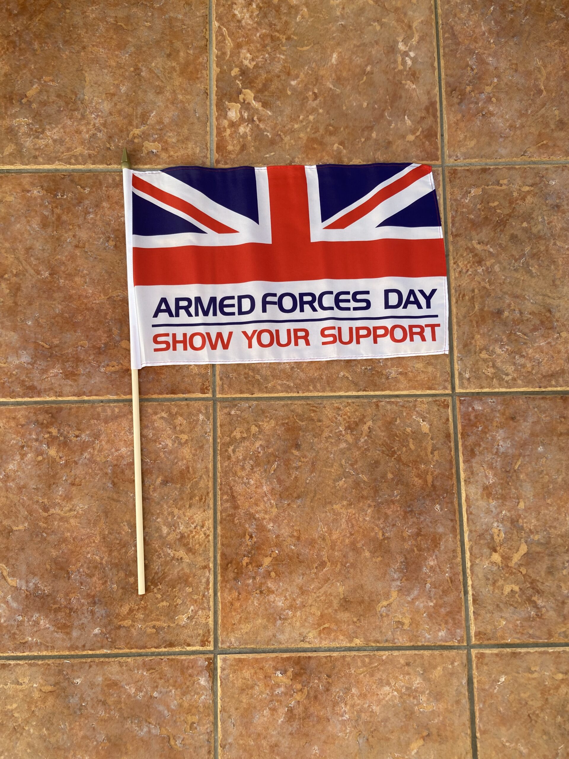 Armed Forces Day Armed Forces Day Large Hand Flag - Image 1