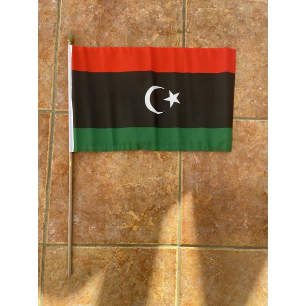 Libya New large Hand Flag