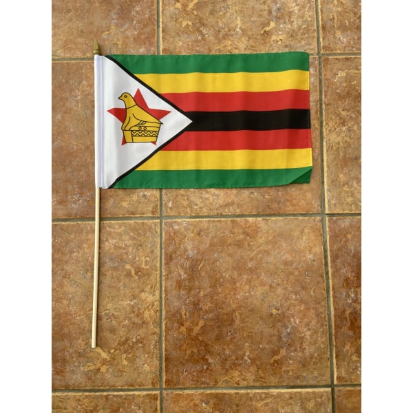 Zimbabwe large Hand Flag