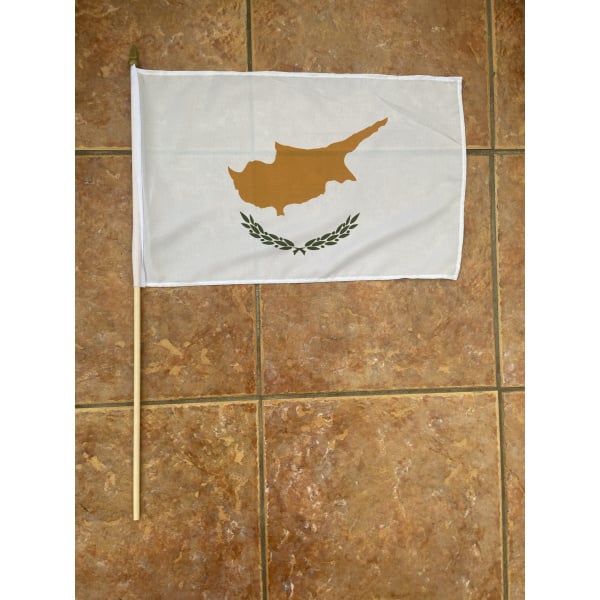 Cyprus large hand flag