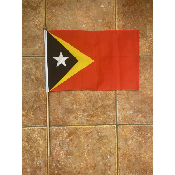 East Timor large Hand Flag