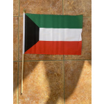 Kuwait large Hand Flag