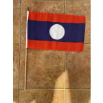 Laos large Hand Flag