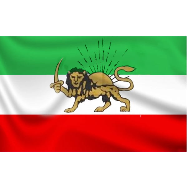 Iran Persia medium table flag
