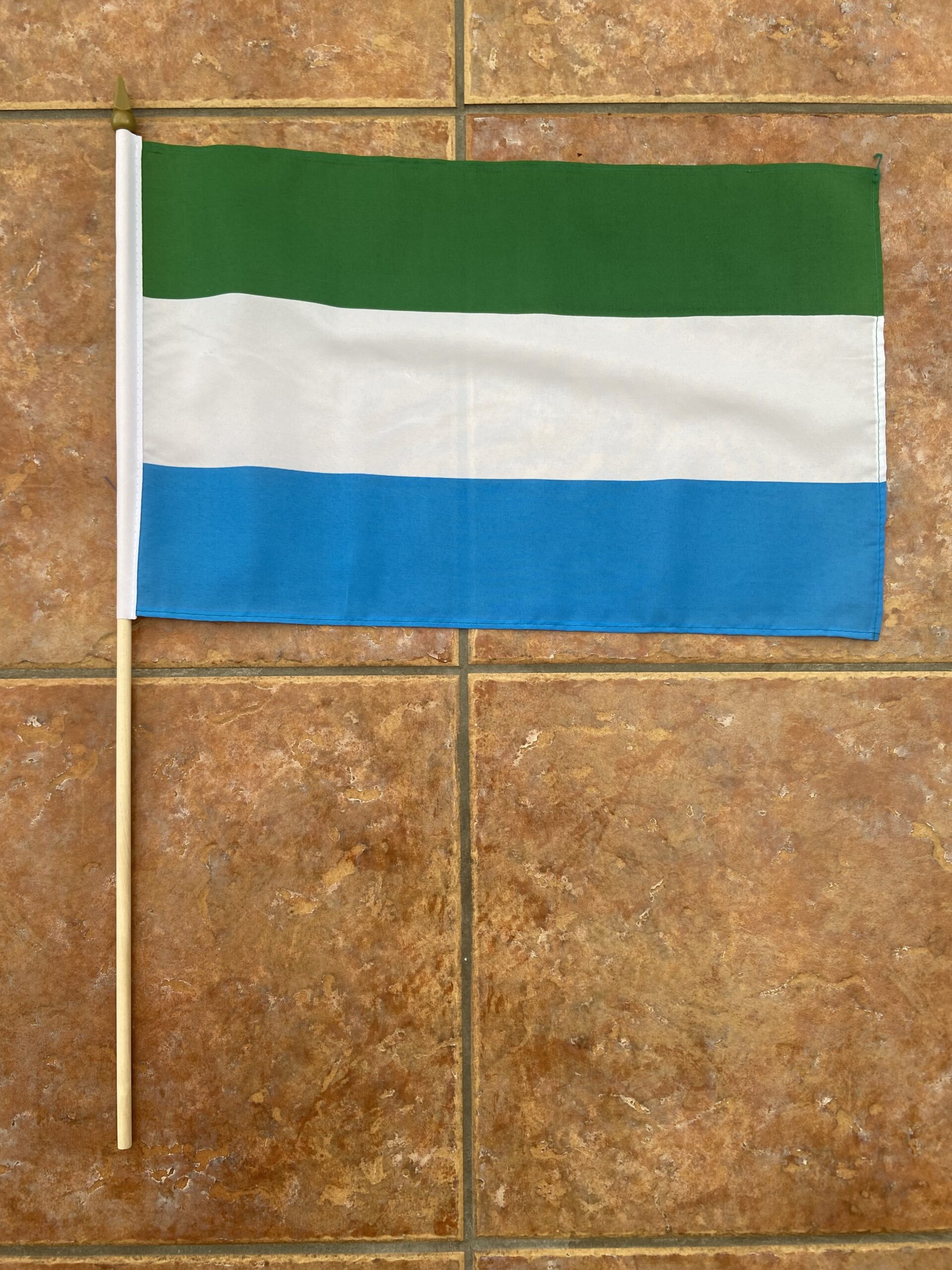 Sierra leone Sierra Leone large Hand Flag - Image 1