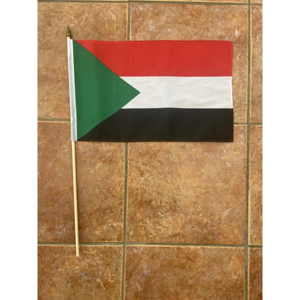 Sudan large Hand Flag