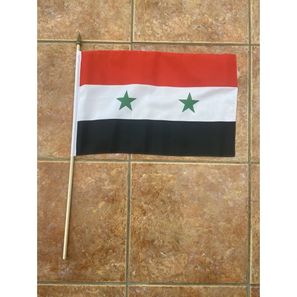 Syria Hand large Flag (2 stars)