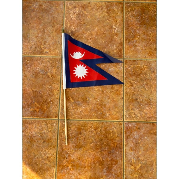 Nepal Large Hand Flag