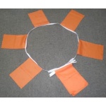 6m 20 flag Orange bunting