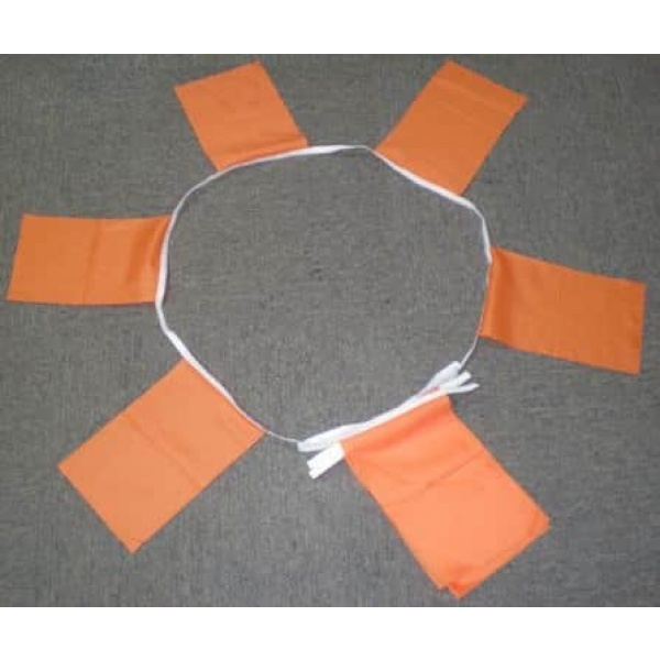 6m 20 flag Orange bunting