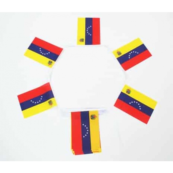 6m 20 flag Venezuela 7 stars with crest bunting