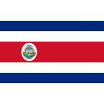 Costa Rica medium table flag