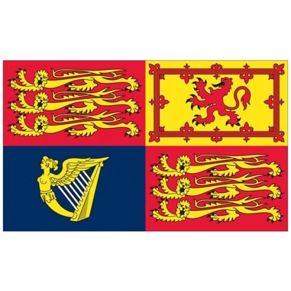 UK Royal Standard medium table flag