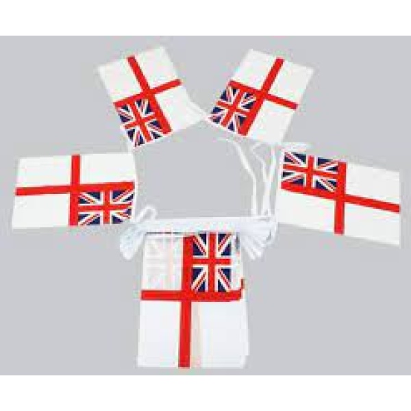 6m 20 flag White Ensign bunting