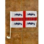 England 4 Lions Car Flag