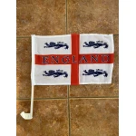 England 4 Lions Car Flag