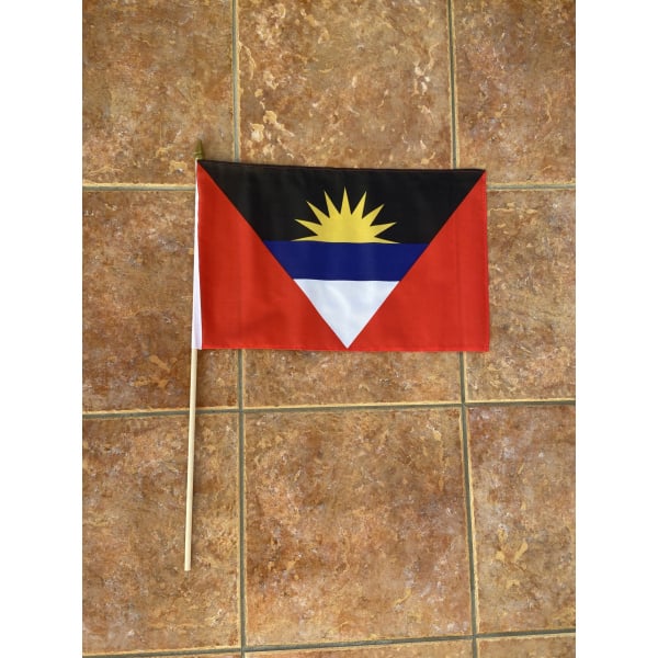 Antigua & Barbuda large hand flag