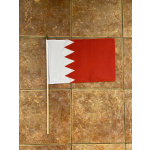 Bahrain large hand flag