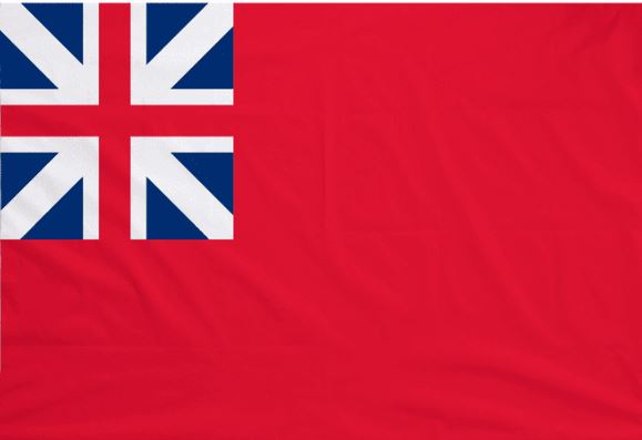 Colonial Red ensign Red Naval Ensign (Colonial) 5'x3' - Image 1