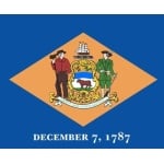 Delaware Table Flag