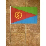 Eritrea large hand flag
