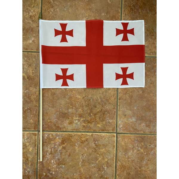Georgia Large hand flag