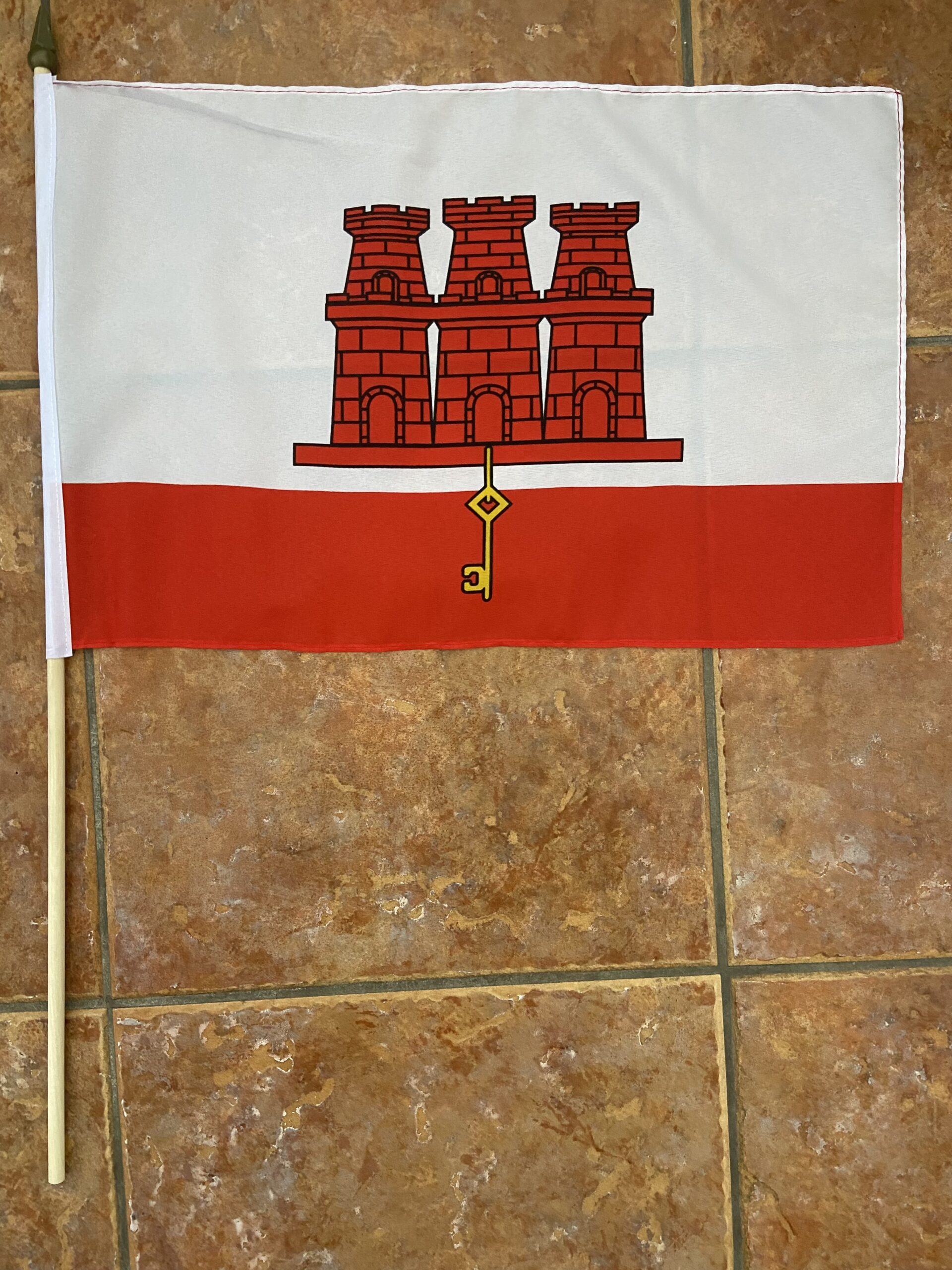 Gibraltar Gibraltar large hand flag - Image 1