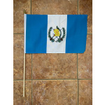 Guatemala large hand flag