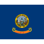 Idaho hand flag