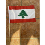 Lebanon large hand flag