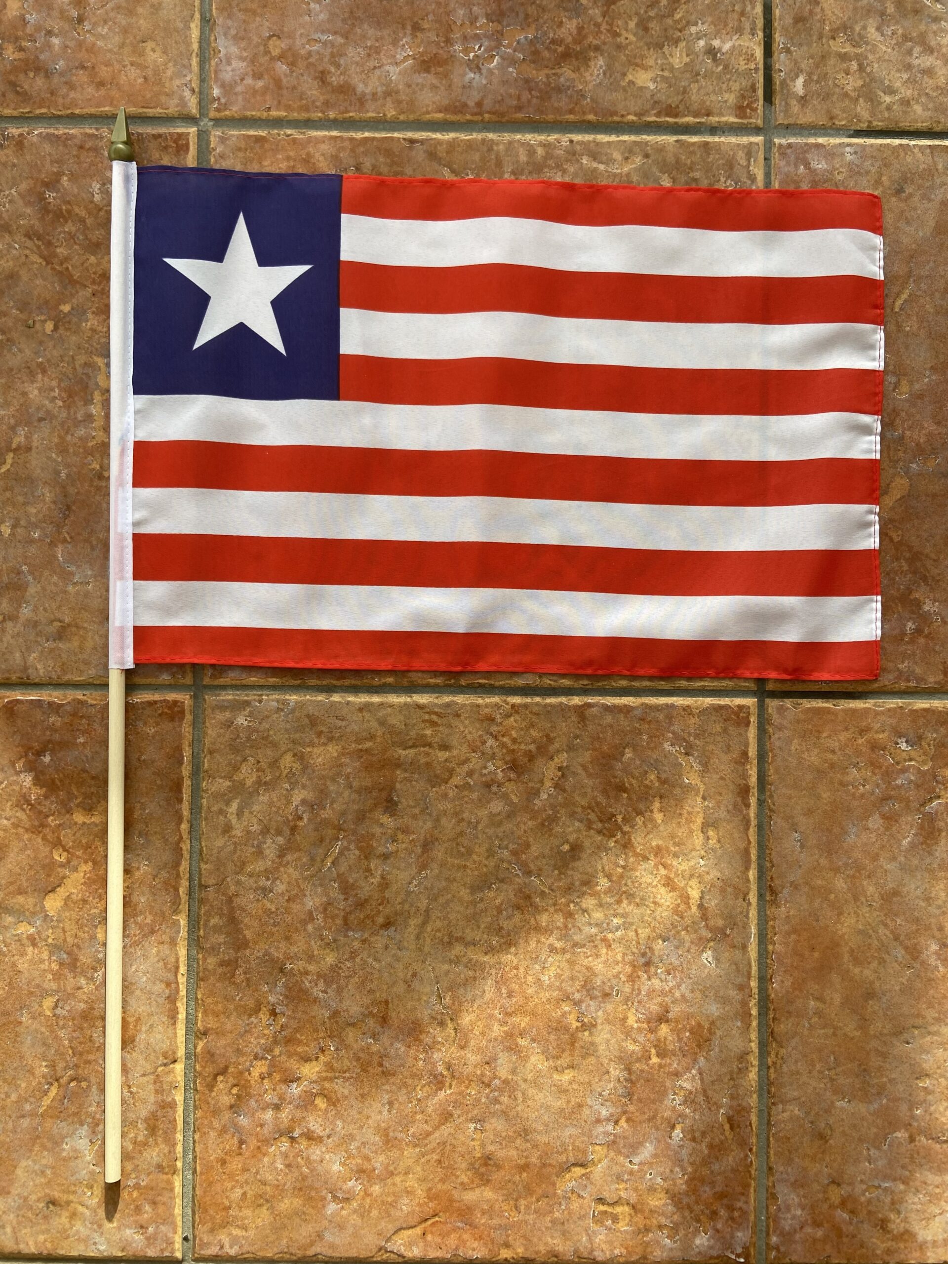 Liberia Liberia large hand flag - Image 1