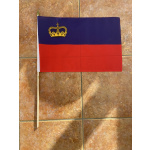 Liechtenstein large hand flag