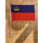 Liechtenstein large hand flag