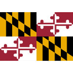 Maryland hand flag