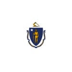 Massachusetts table flag