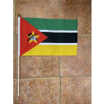 Mozambique large hand flag