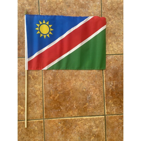 Namibia large hand flag