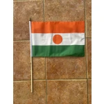 Niger large hand flag