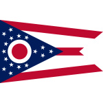 Ohio hand flag