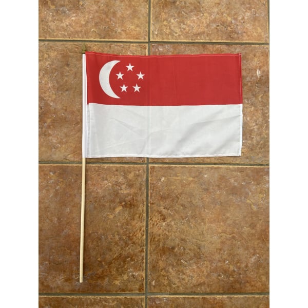 Singapore large hand flag