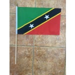 St Christopher & Nevis (St Kitts) large hand flag