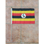 Uganda large hand flag